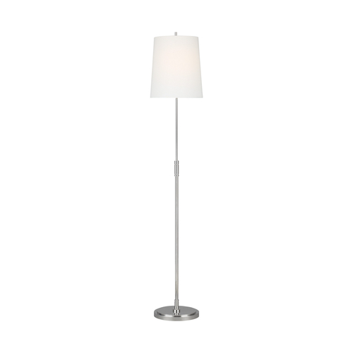 Visual Comfort Studio Collection Thomas O'Brien Beckham Classic Polished Nickel LED Floor Lamp by Visual Comfort Studio TT1031PN1