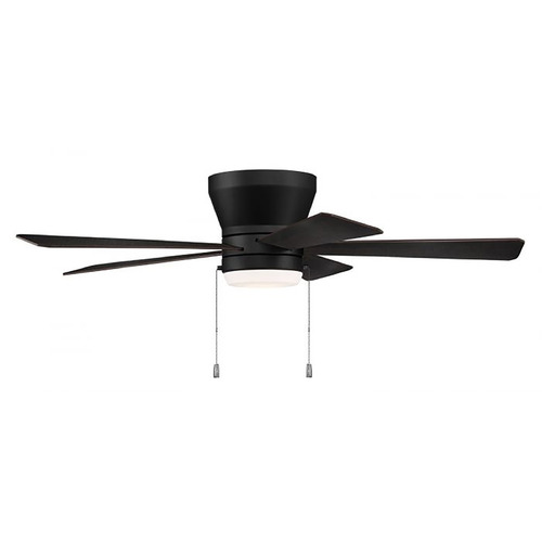 Craftmade Lighting Merit Flat Black LED Ceiling Fan by Craftmade Lighting MER52FB5