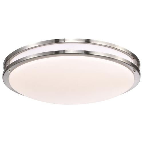 Nuvo Lighting Glamour Brushed Nickel LED Flush Mount by Nuvo Lighting 62-1638