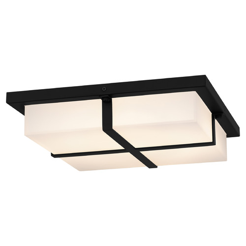 Quoizel Lighting Armstrong Matte Black LED Flushmount Light