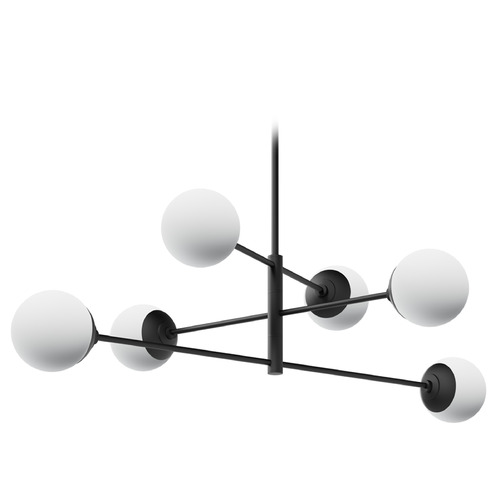 Hunter Fan Company Hunter Fan Company Hepburn Matte Black Chandelier 13209