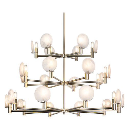 Matteo Lighting Cloudburst Champagne Gold LED Chandelier