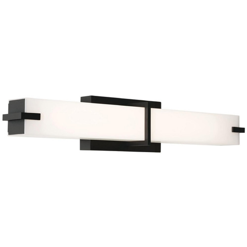 Afx Lighting Miller Black LED Vertical Bathroom Light