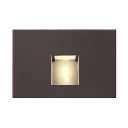 Recesso Lighting by Dolan Designs LED Horizontal Recessed Step Light Bronze Finish STEPLT-H-BZ
