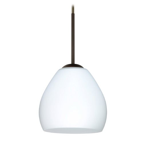Besa Lighting Bolla Bronze LED Mini-Pendant Light