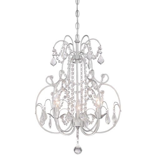 Mini Chandeliers Vintage Silver Chandelier by Minka Lavery