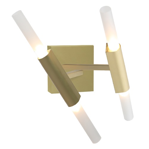 San Vicente Brushed Brass LED Sconce by Avenue Lighting