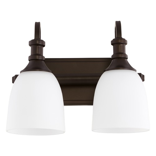 Quorum Lighting Richmond Oiled Bronze Bathroom Light by Quorum Lighting 5011-2-86