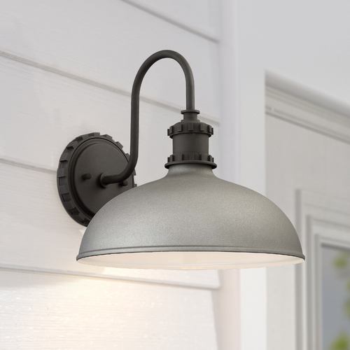 Barn Light Outdoor Wall Light Silver Escudilla by Minka Lavery
