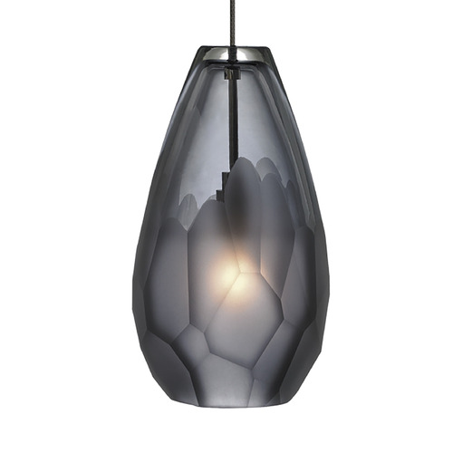 Visual Comfort Modern Collection Briolette LED Monopoint Pendant in Bronze by Visual Comfort Modern 700MPBRLKZ-LEDS930