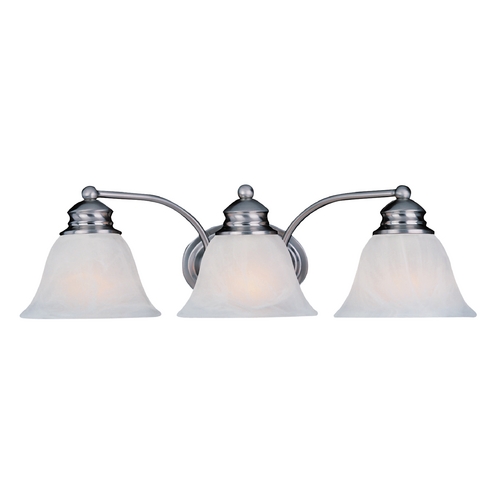 Maxim Lighting Malibu Satin Nickel Bathroom Light by Maxim Lighting 2688MRSN