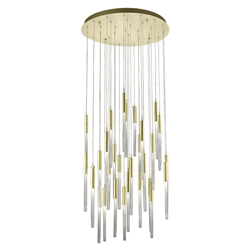 Avenue Lighting Boa 31-Light Brushed Brass LED Multi-Light Pendant by Avenue Lighting HF2031-BOA-BB