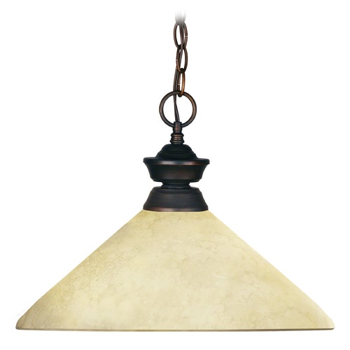 Z-Lite Riviera Olde Bronze Pendant by Z-Lite 100701OB-AGM14