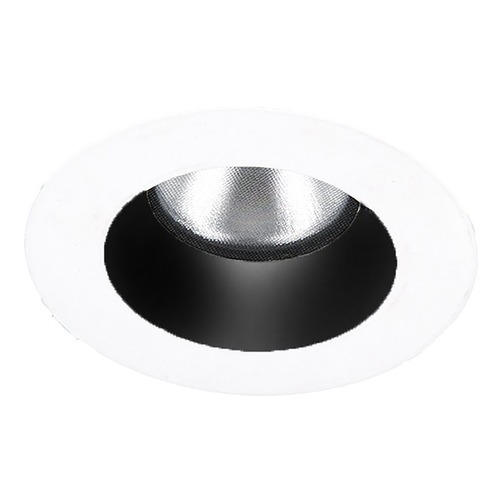 WAC Lighting Aether Black & White LED Recessed Trim by WAC Lighting R2ARDT-N840-BKWT