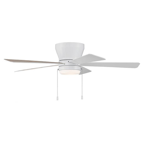 Merit White LED Ceiling Fan by Craftmade Lighting