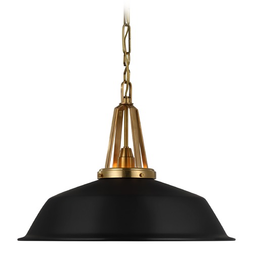 Chapman & Myers Layton 20-Inch Pendant in Brass by Visual Comfort Signature