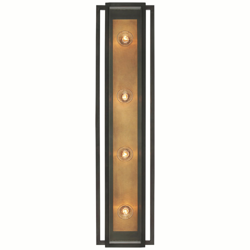 Visual Comfort Signature Collection Ian K. Fowler Halle Bath Light in Bronze by Visual Comfort Signature S2204BZ/HAB-CG