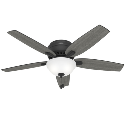 Hunter Fan Company Newsome Matte Black LED Ceiling Fan with Light