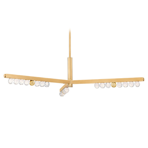 Corbett Lighting Corbett Lighting Annecy Vintage Brass LED Chandelier 382-50-VB