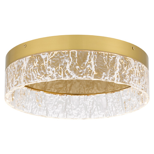 Quoizel Lighting Vistaria Brushed Gold LED Flushmount Light