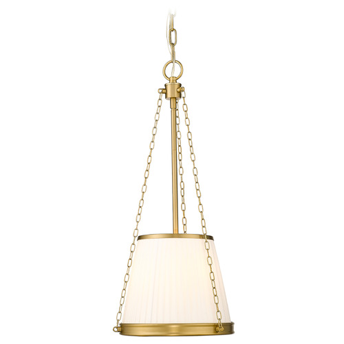 Z-Lite Madeline Modern Gold Pendant Light with Empire Shade