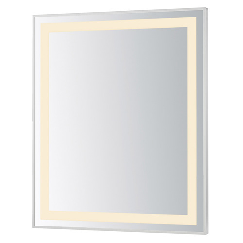 Framed Rectangle 30-Inch Illuminated Mirror