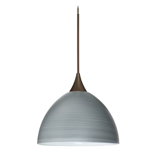 Besa Lighting Brella Bronze Mini-Pendant Light