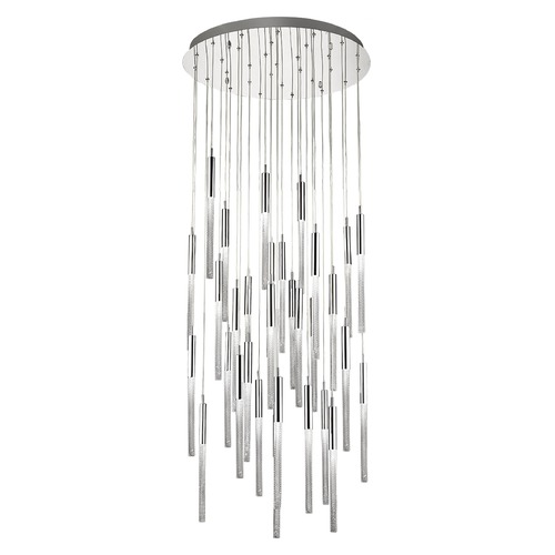 Boa 31-Light Polished Nickel LED Multi-Light Pendant by Avenue Lighting