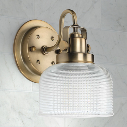 Archie Vintage Brass Sconce by Progress Lighting