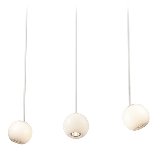 Europa White LED Multi-Light Pendant by Kuzco Lighting