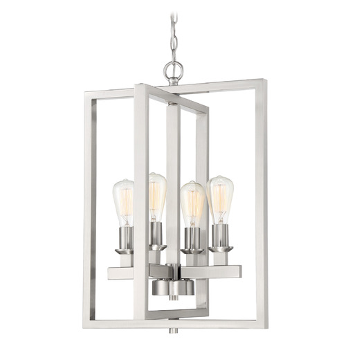 Craftmade Lighting Chicago Brushed Polished Nickel Pendant by Craftmade Lighting 53134-BNK