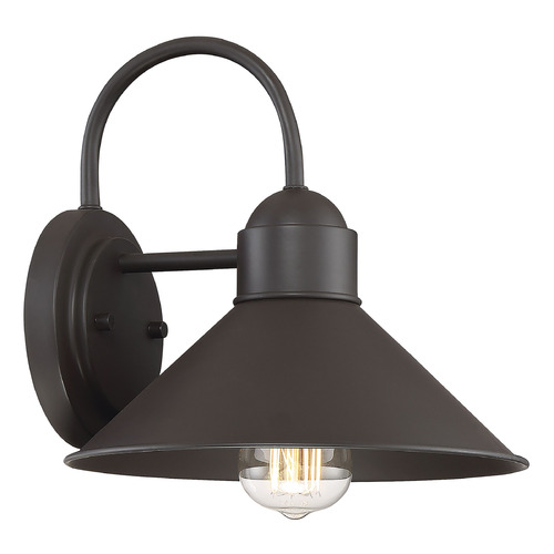 10-Inch Outdoor Wall Light in Oil Rubbed Bronze by Meridian