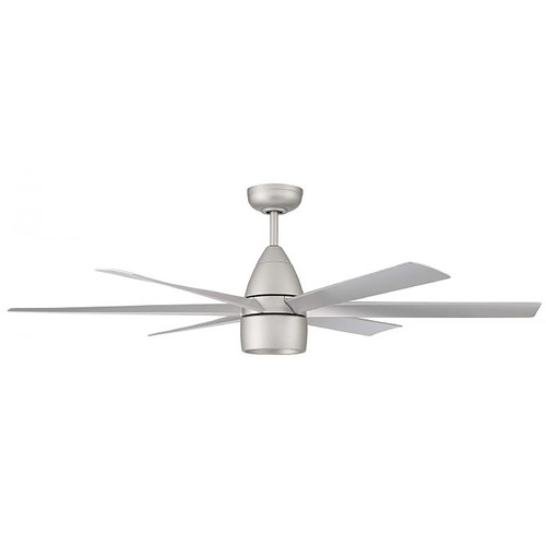 Quirk 54-Inch WiFi LED Fan in Titanium by Craftmade Lighting