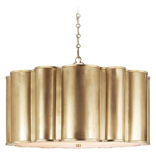 Alexa Hampton Markos Large Pendant in Natural Brass by Visual Comfort Signature