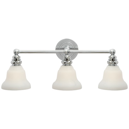 Visual Comfort Signature Collection E.F. Chapman Boston 3-Light in Polished Nickel by Visual Comfort Signature SL2933PNSLEGWG