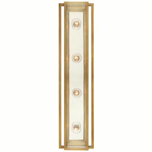 Visual Comfort Signature Collection Ian K. Fowler Halle Bath Light in Brass by Visual Comfort Signature S2204HAB/PN-CG