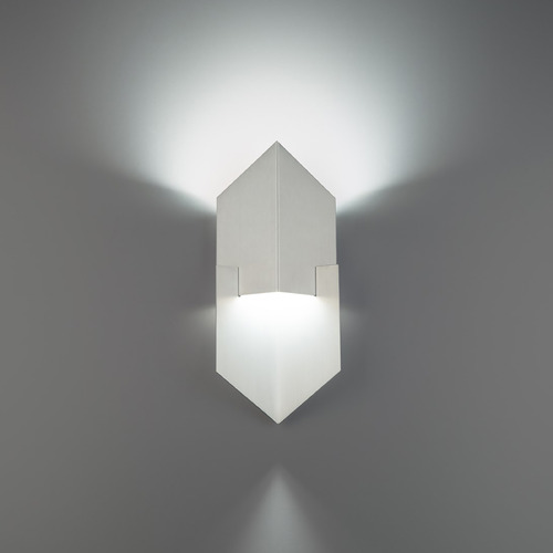 Cupid Brushed Aluminum LED Outdoor Wall Light by Modern Forms