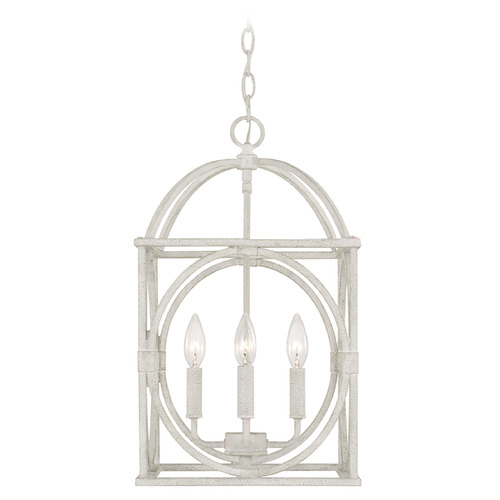 Brea 12-Inch Wide Pendant in Sand Dollar by Capital Lighting