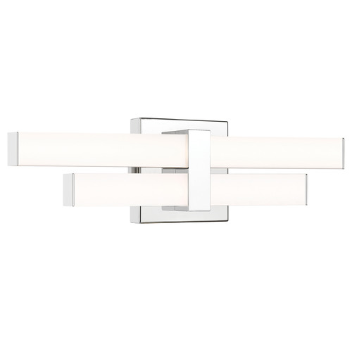 Z-Lite Z-Lite Zane Chrome LED Vertical Bathroom Light 1008-18W-CH-LED