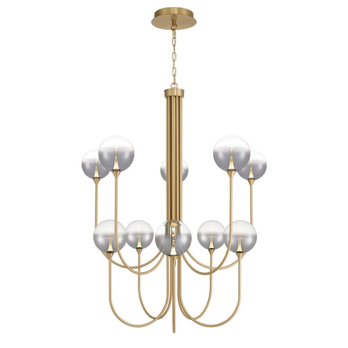 Lissa 10-Light LED Grand Chandelier in Gold by Eurofase Lighting