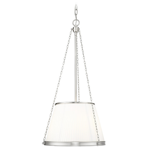 Z-Lite Z-Lite Madeline Brushed Nickel Pendant Light with Empire Shade 1954P18-BN