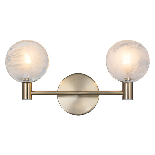 Matteo Lighting Cloudburst Champagne Gold LED Bathroom Light