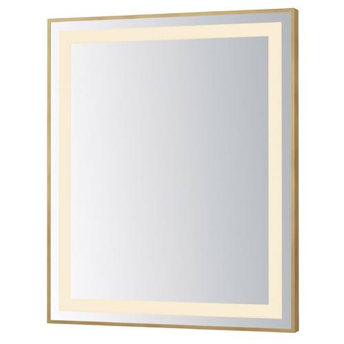 ET2 Lighting Framed Rectangle 30-Inch Illuminated Mirror E42093-GLD