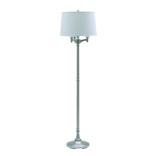 House of Troy Lighting Lancaster Six-Way Floor Lamp in Satin Nickel by House of Troy Lighting L800-SN