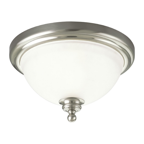 Madison 12-Inch Flush Mount in Brushed Nickel by Progress Lighting