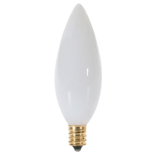 Satco Lighting Incandescent Flame Light Bulb Candelabra Base 120V by Satco S3289
