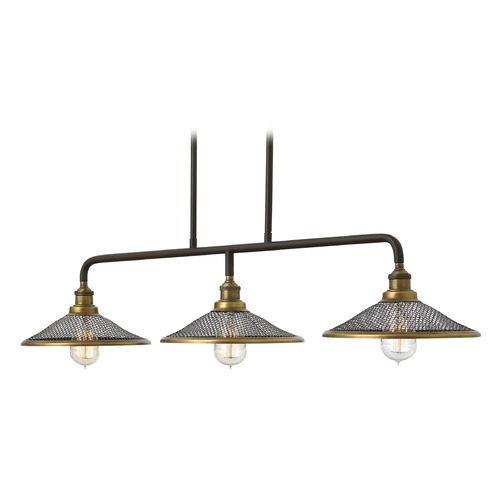 Hinkley Rigby 3-Light Chandelier in Buckeye Bronze by Hinkley Lighting 4364KZ