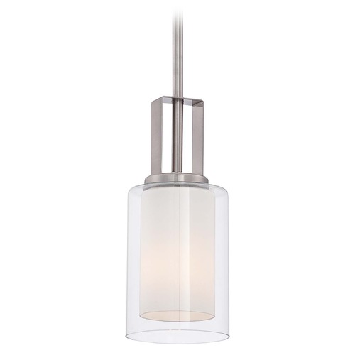 Minka Lavery Parsons Studio Brushed Nickel Mini Pendant by Minka Lavery 4101-84