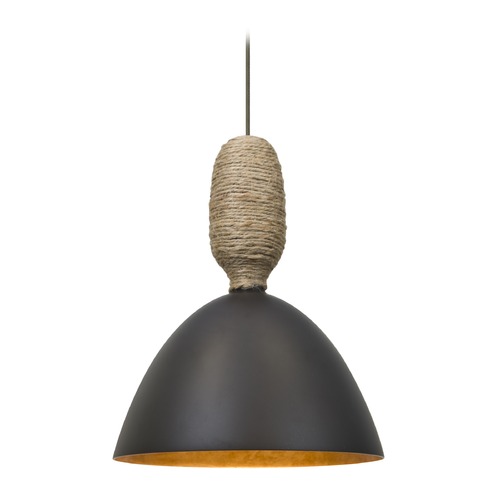 Besa Lighting Besa Lighting Creed Bronze LED Mini-Pendant Light 1XT-CREED-LED-BR