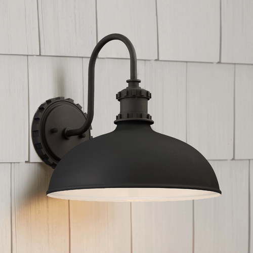 Barn Light Outdoor Wall Light Black Escudilla by Minka Lavery